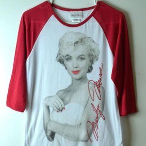 Marilyn Monroe  Women Raglan Top